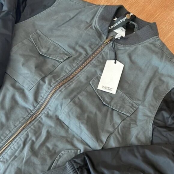 WESC bomber jacket. Size L. NWT - Picture 2 of 5